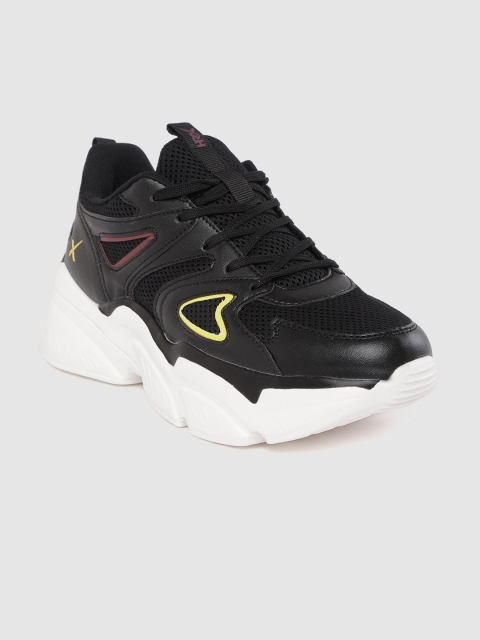 

HRX by Hrithik Roshan Men Black Chunky Sneakers