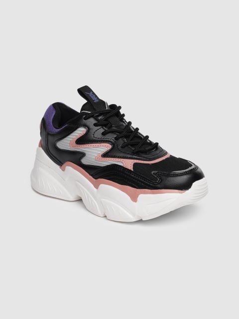

HRX by Hrithik Roshan Women Black Chunky Sneaker