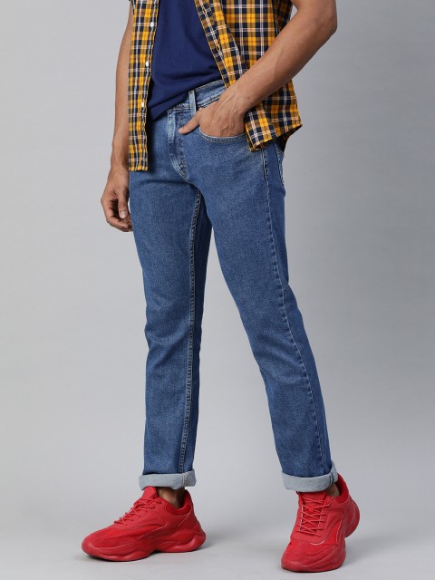 

Levis Men Blue 65504 Skinny Fit Mid-Rise Clean Look Stretchable Jeans