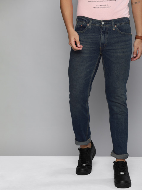 

Levis Men Blue 511 Slim Fit Mid-Rise Clean Look Stretchable Sustainable Jeans
