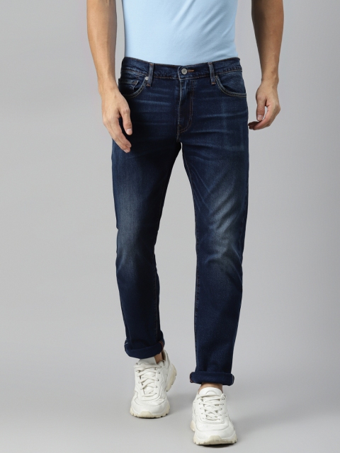 

Levis Men Navy Blue Slim Fit Light Fade Sustainable Stretchable Jeans