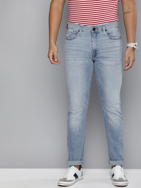 

Levis Men Blue 512 Slim Tapered Fit Mid-Rise Clean Look Stretchable Jeans