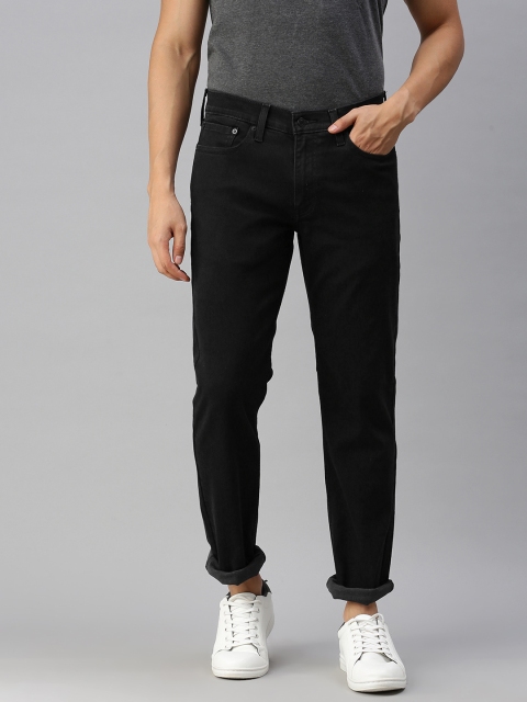 

Levis Men Black Slim Fit Mid Rise Clean Look Jeans