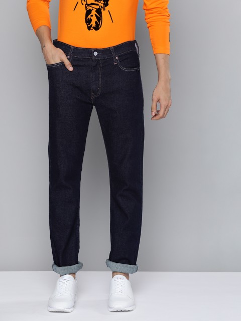 

Levis Men Navy Blue Stretchable Straight Fit Casual Jeans