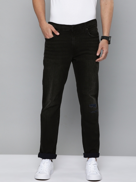 

Levis Men Black Slim Fit Mid-Rise Clean Look Jeans