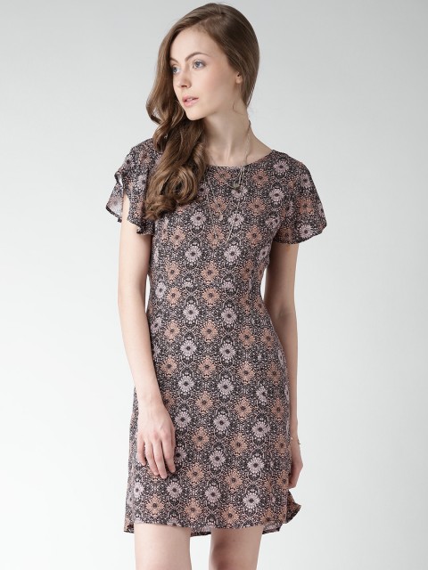 

FOREVER 21 Multicoloured Printed Sheath Dress, Multi