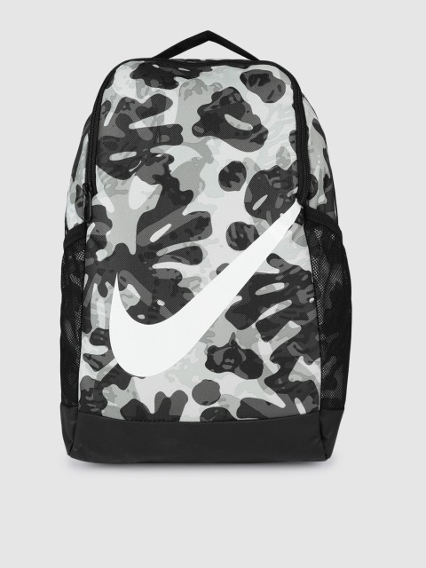 

Nike Kids Black & White Camouflage Backpack