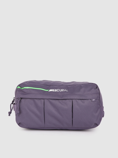 

Nike Unisex Purple Mercurial Brand Logo Duffel Bag