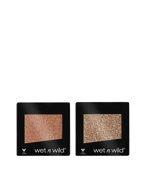 

Wet n Wild Set of 2 Icon Eyeshadow Glitter 2.8 g, Gold