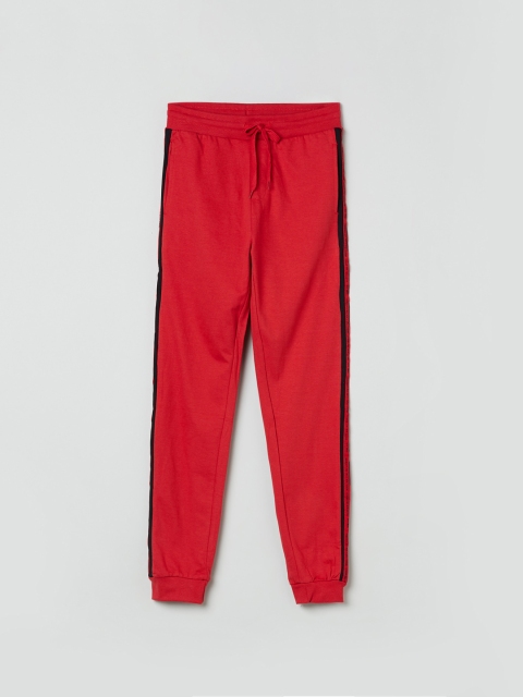 

max Boys Red Joggers Trousers