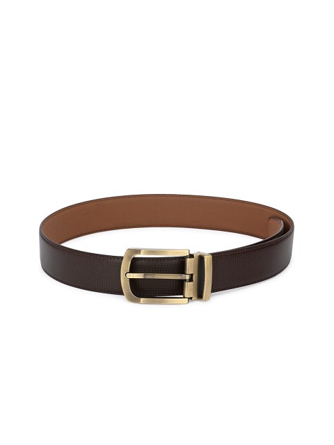 

Calvadoss Men Brown Textured Belt