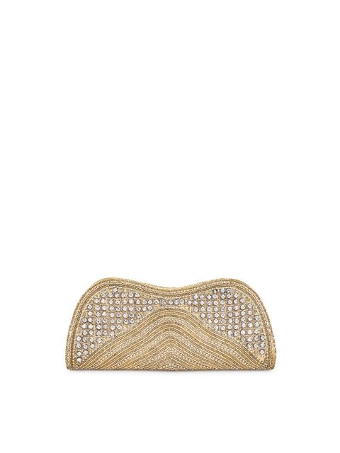 

Spice Art Gold-Toned Embroidered Clutch