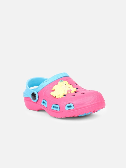 

Kids Ville Barbie Printed Pink Clogs for Girls