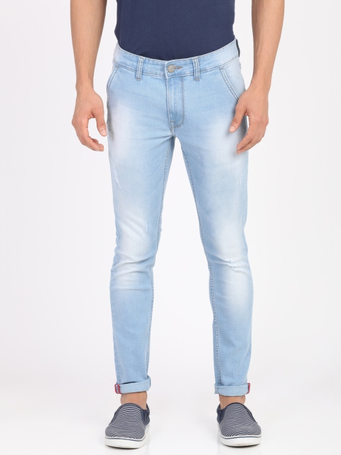 

ANTHEM Men Blue Regular Fit Mid-Rise Clean Look Jeans
