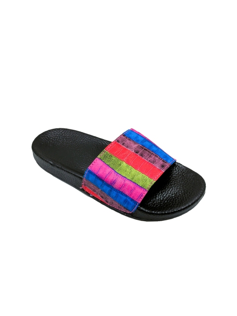 

Pampy Angel Women Multicoloured Printed Sliders, Multi