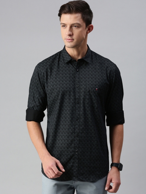 

Louis Philippe Sport Men Black Slim Fit Printed Casual Shirt