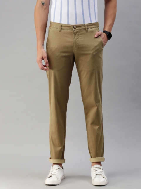 

Louis Philippe Sport Men Khaki Slim Fit Solid Regular Trousers