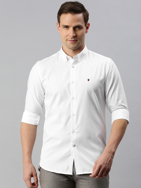 

Louis Philippe Sport Men White Slim Fit Solid Casual Shirt