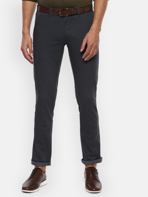 

Louis Philippe Sport Men Grey Tapered Fit Solid Regular Trousers