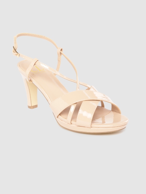 

Carlton London Women Beige Solid Slim Heels