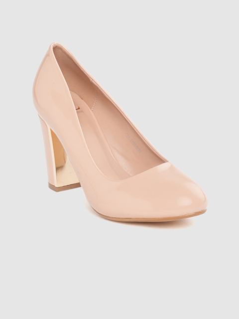 

Carlton London Women Nude-Coloured Solid Pumps