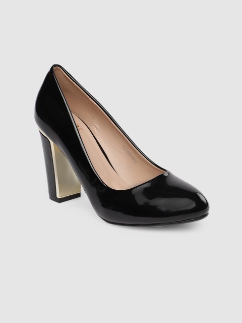 

Carlton London Women Black Solid Pumps