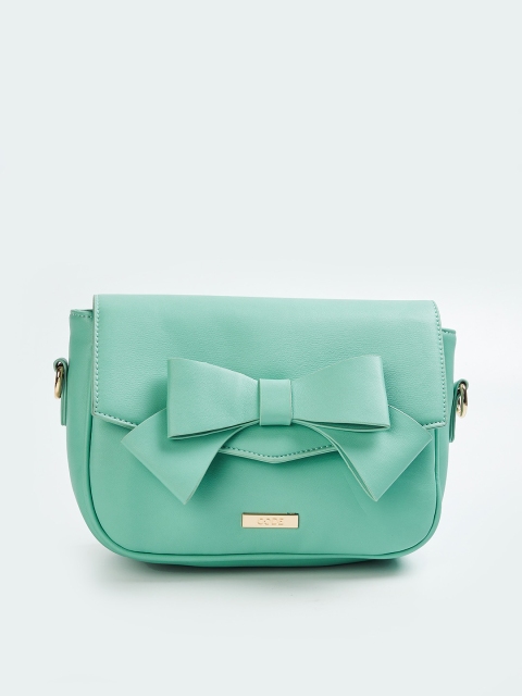 

CODE by Lifestyle Olive Green Solid Sling Bag