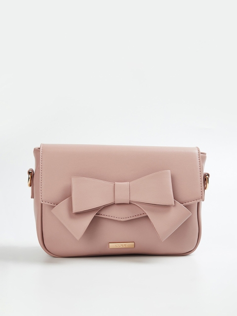 

CODE by Lifestyle Pink Solid Sling Bag