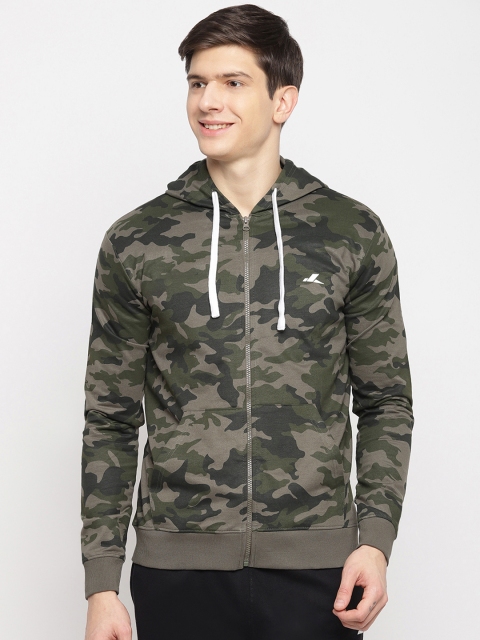 

SPARROWHAWK Men Olive Green Printed Sweatshirt