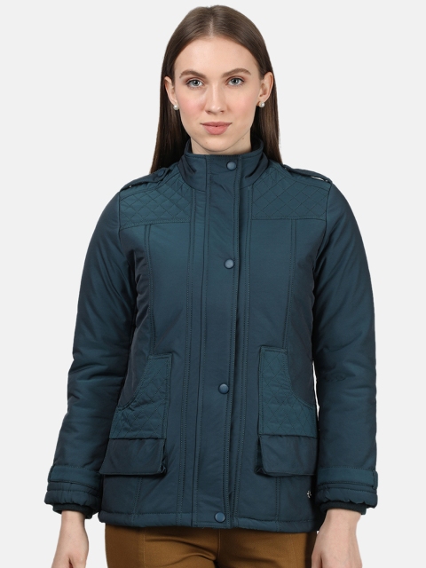 

Monte Carlo Women Blue Solid Bomber