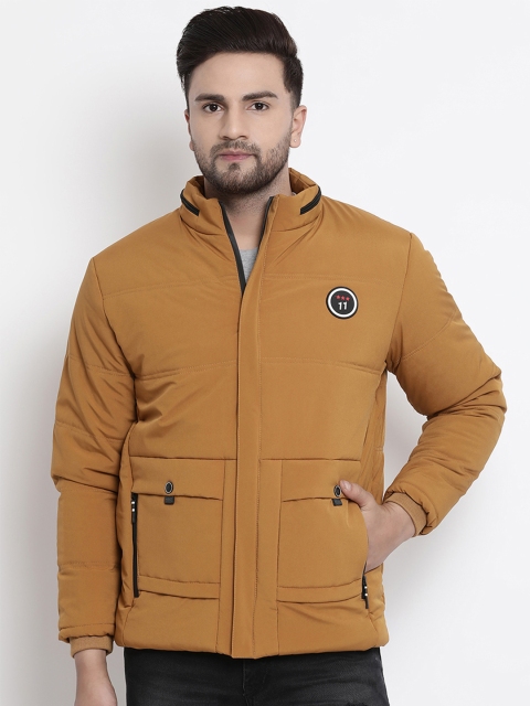 

COBB Men Khaki Solid Lightweight Padded Jacket