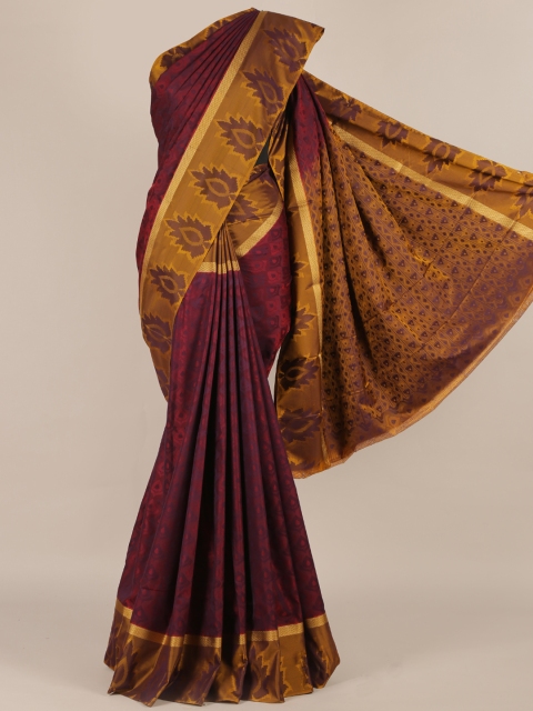 

Pothys Purple Woven Design Art Silk Saree