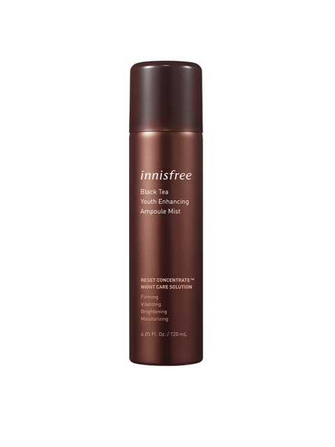 

Innisfree Unisex Black Tea Youth Enhancing Ampoule Face Mist 120 ml, Brown