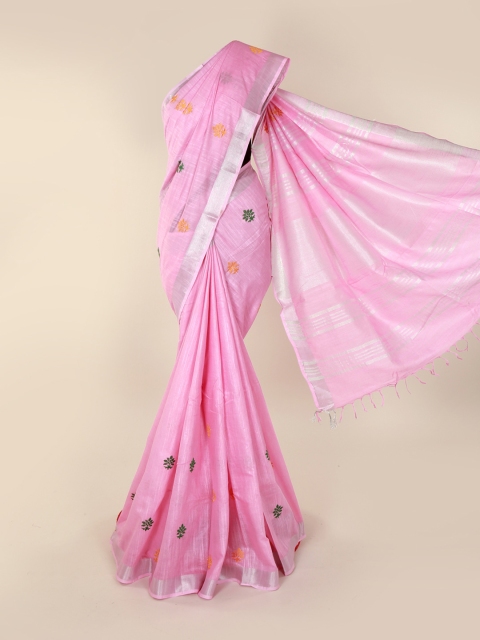 

Pothys Pink Woven Design Saree