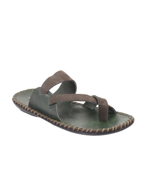 

Metro Men Olive Green Sandals