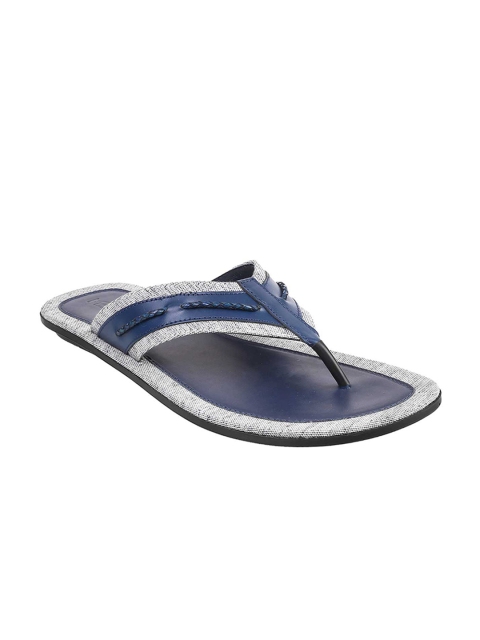 

Metro Men Blue & White Comfort Sandals