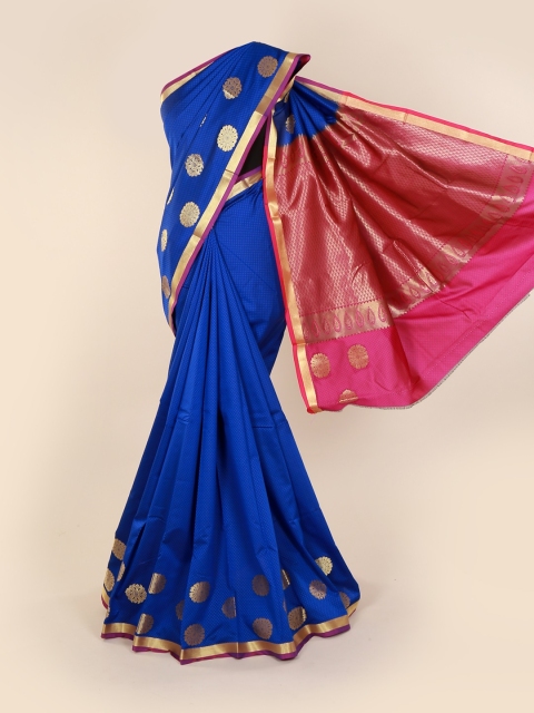 

Pothys Blue & Pink Art Silk Woven Design Saree