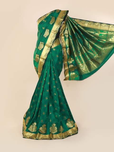 

Pothys Green Woven Design Art Silk Saree