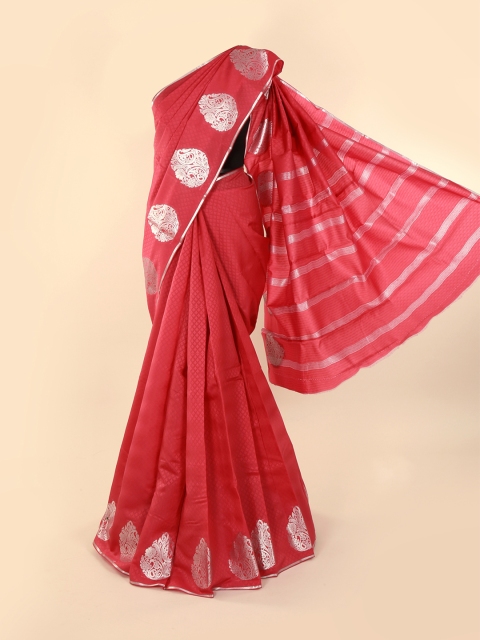 

Pothys Red & Gold-Coloured Art Silk Printed Saree