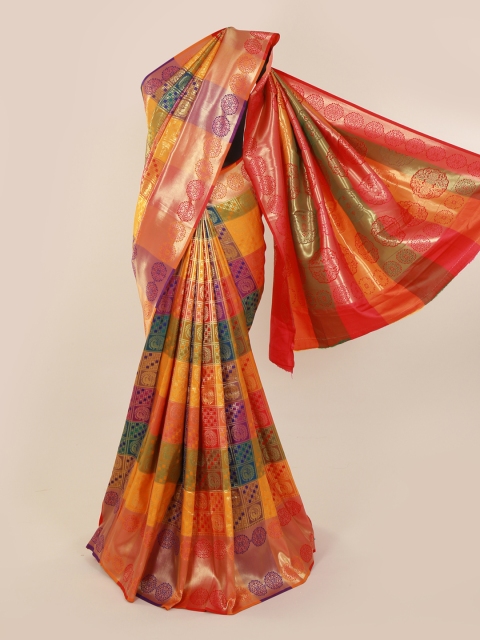 

Pothys Multicoloured Woven Design Art Silk Saree, Multi
