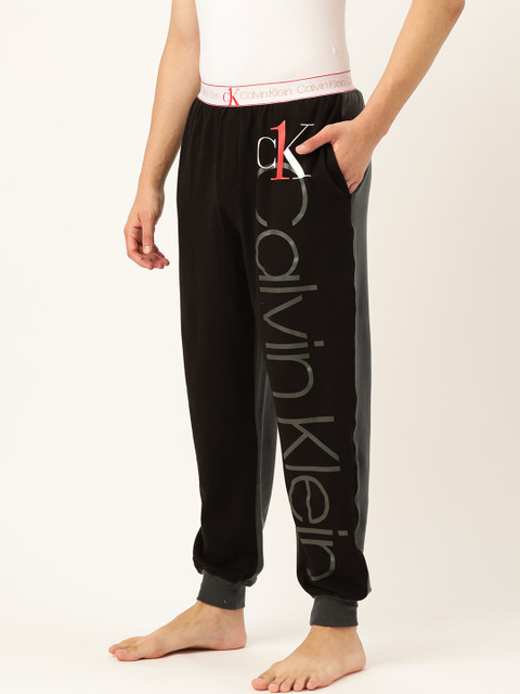 

Calvin Klein Underwear Men Black Printed Joggers