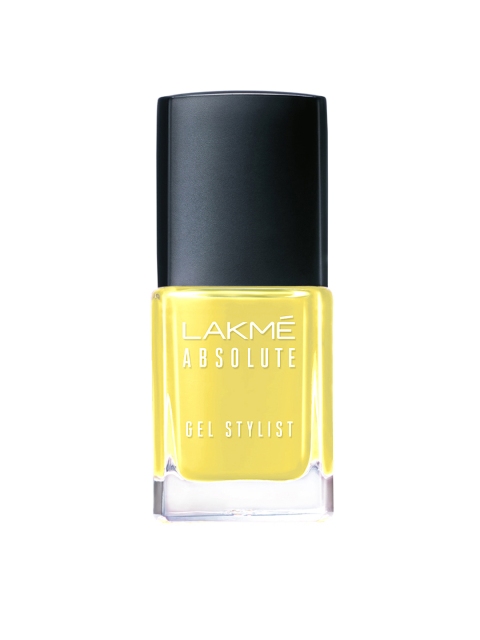 

Lakme Absolute Gel Stylist Nail Color - Lemon Zest, Yellow