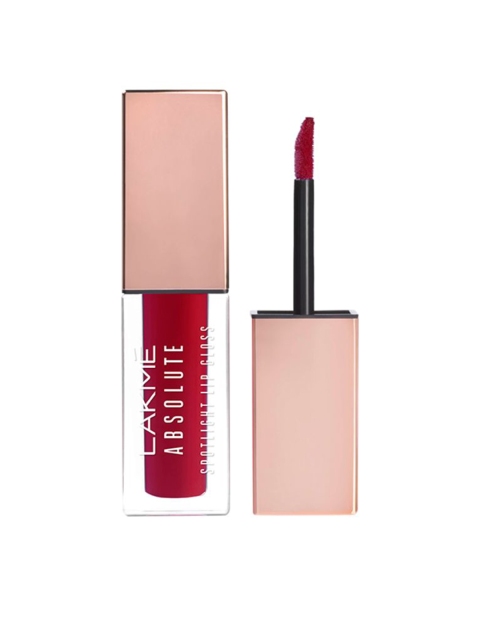 

Lakme Absolute Spotlight Lip Gloss - Deep Flamingo, Maroon