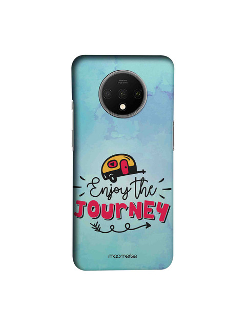 

macmerise Enjoy The Journey OnePlus 7T Back Cover, Blue
