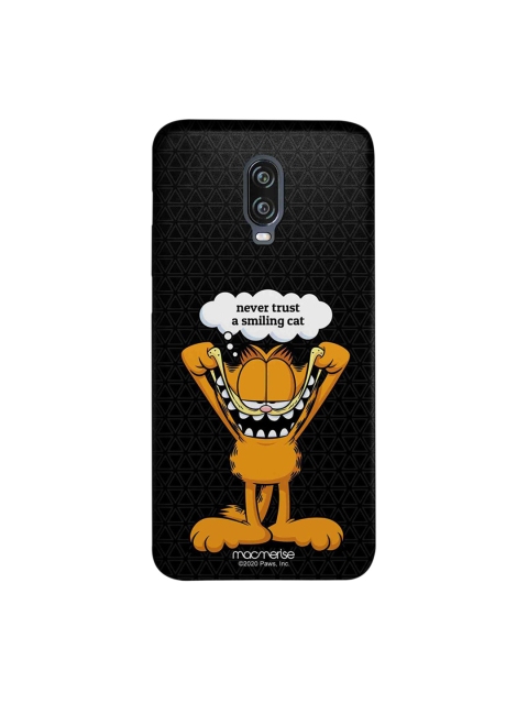 

macmerise Green & Orange Keep Smiling Garfield OnePlus 6T Back Case