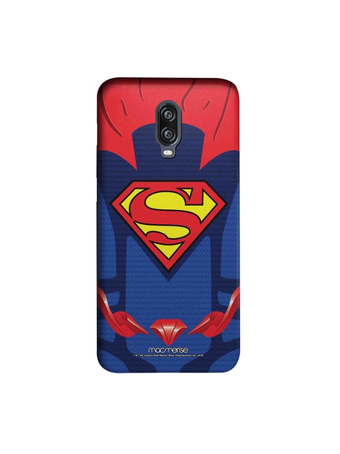 

macmerise Unisex Blue & Red Suit up Superman OnePlus 6T DC Comics Back Cover
