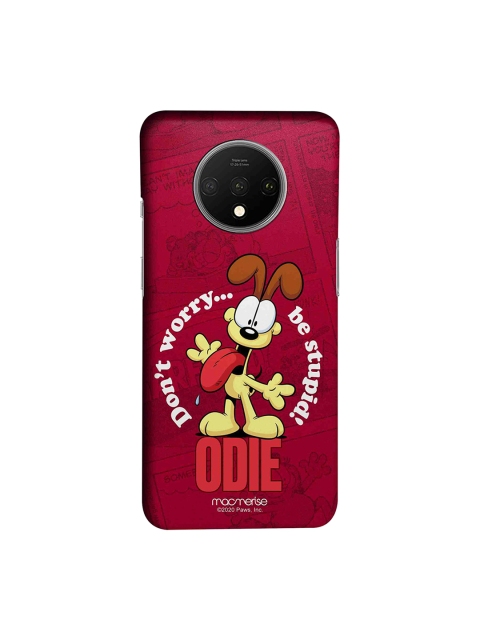 

Odie Dont worry OnePlus 7T Garfield Back Cover, Red