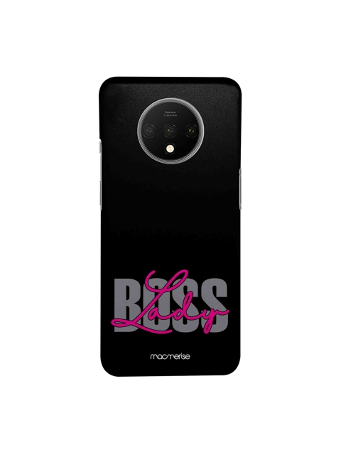

Macmerise Unisex Black Boss Lady Bold OnePlus 7T Illustrations Back Cover