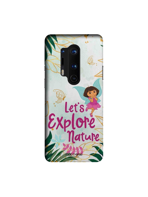 

macmerise Multicoloured Explore With Dora OnePlus 8 Pro Back Case, Multi