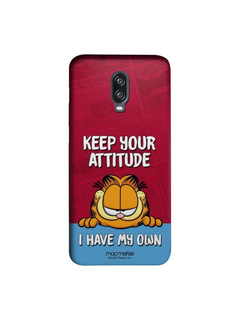 

macmerise Maroon & Blue Attitude Garfield OnePlus 6T Case